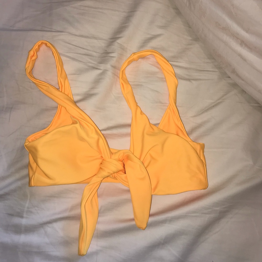 Yellow Bikini Top